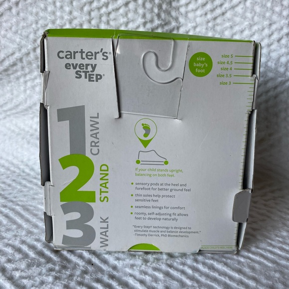 NWT Carter’s Every Step Stand Booties 9-12M - Picture 4 of 7
